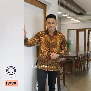 Kemeja Batik Solo Pria Lengan Panjang Premium Baju Batik Couple Pria Batik Pekalongan Solo PCW094