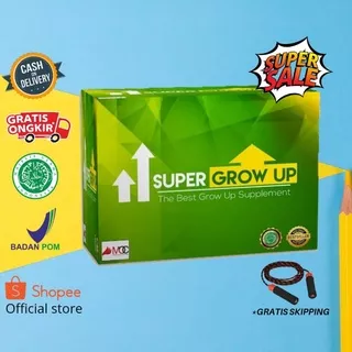 SUPER GROW UP PAKET 20 HARI SUSU KALSIUM DAN 60 ZINC KAPSUL (SEGEL) PENAMBAH TINGGI BADAN/ SOLUSI TINGGI BADAN ALAMI/ OBAT PENINGGI BADAN HERBAL/ PENINGGI BADAN REMAJA DEWASA/ HYPERGROW UP