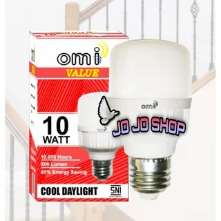 Bohlam Lampu LED Capsule omi Value 10 Watt Cahaya Putih