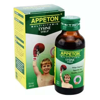 Murah Appeton Lysine Syrup 60ml - Multivitamin Anak Berkualitas