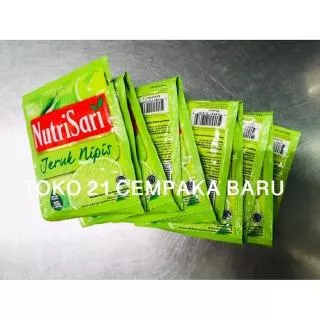 Nutrisari Rasa JERUK NIPIS 1 renceng isi 10 sachet | Minuman Nutrisari Murah Promo