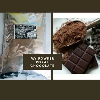 Powder Royal chocolate - Dark Chocolate Powder 1 Kg - Nyoklat 1000 Grm