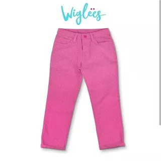 CELANA PANJANG ANAK CEWE WIGLEES PANTS  WARNA PINK POLKADOT BEST SELLER