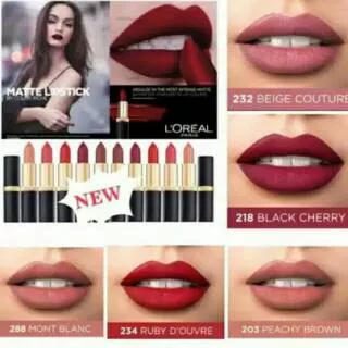 Loreal Paris Color Riche Matte Lipstick