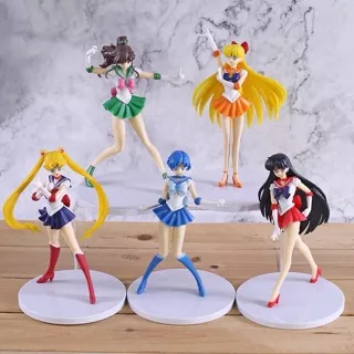 Action Figure Sailor Moon Mars Venus Jupiter Mercury Girls Memories Figure