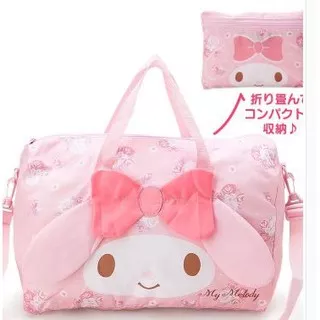 Tas Lipat Travel Folding Portable Bag Large Melody Kitty Pompurin Cinnamonroll Sanrio