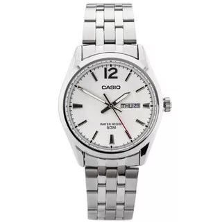 Casio Original Pria MTP-1335D-7AVDF Stainless Steel Strap