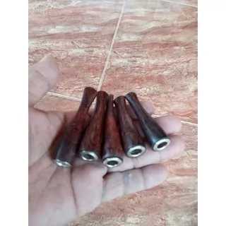 Once pipa rokok kayu  galih asem mini/filter & kretek