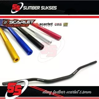 stang fatbar (fedbar) scarlet + racer tebal 5.8mm // stang cross fatbar // stang cross scarlet fatbar // stang scarlet low // stang fatbar low scarlet