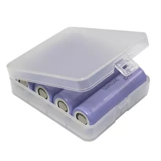 Casing Baterai Transparan 4 x 18650 Transparent Battery Case