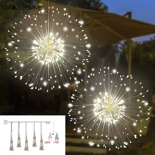 [ 3M 500LED Flashing  Fireworks Fairy Lights][ Copper Wire Dandelion String Lights Starburst Lights for Xmas New Year Decor ]