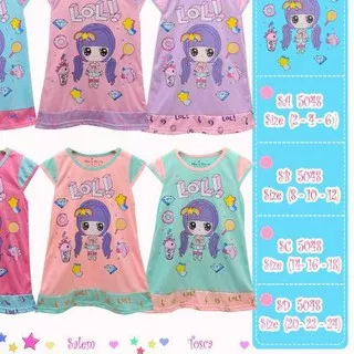 Special Price - Daster dress harian anak baju tidur