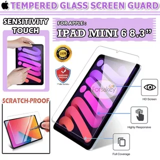 iPad Mini 6 8.3 Inch 2021 Tempered Glass Screen Guard Protector Anti Gores Antigores Kaca Bening TG Temper Tempred Glas