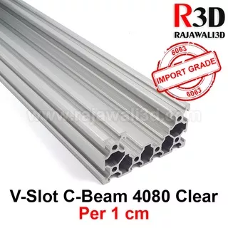 V Slot Aluminium Profile Extrusion C Beam 4080 CNC Frame 1cm