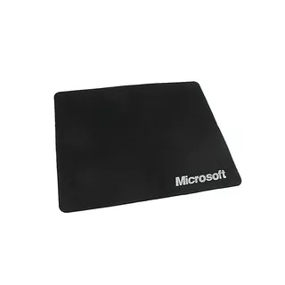 MOUSE PAD with Logo Mousepad Microsoft (Smooth Mouse Pad - Black)