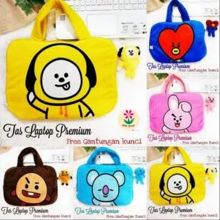 Tas Laptop Karakter COOKY KOYA CHIMMY DLL Premium super lembut