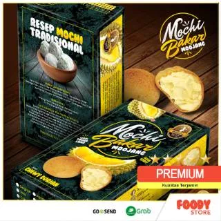 READY STOK Mochi Bakar Durian - Moojang Bandung Chewy Durian dengan daging durian asli legit