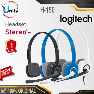 Logitech H150 Headset Stereo Earphone HP Original