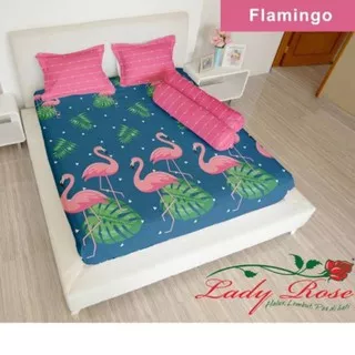 Sprei rumbai lady rose no 1 uk 180x200 Flamingo