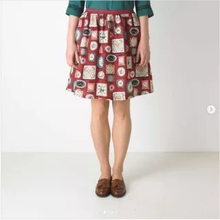 Cath Kidston Clock Jacquard Skirt  JS2303 -A6