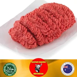 DAGING GILING SAPI PREMIUM 500 GRAM 85 CL MINCED BEEF IMPORT DARI AUSTRALIA/DAGING GILING/DAGING SAPI GILING