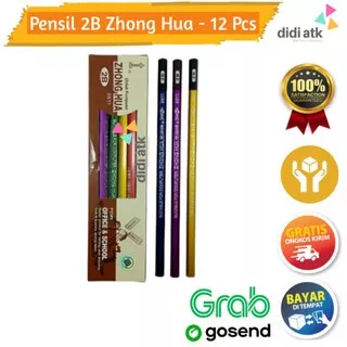Pensil 2B Zhong Hua 6611 1 Box 12 Pcs