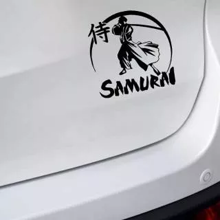Sticker mobil  ninja samurai stiker kaca  body mobil spion motor helm laptop dinding pintu  dll