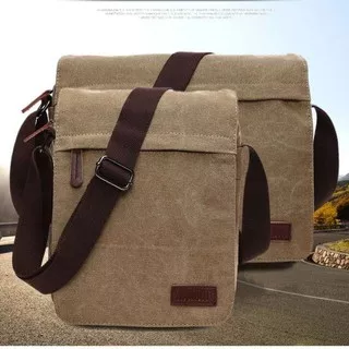 Sling Bag Canvas Premium Messenger Bag Import