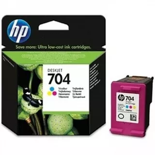 TINTA HP 704 Cartridge Colour Original Tinta Printer HP Warna