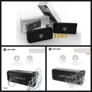 SPEAKER BLUETOOTH LENYES S108 ORIGINAL 100% WATERPROOF WIRELESS PORTABLE SPEAKER LENYES