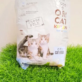 ORI CAT KITTEN || ORI CAT FOOD || MAKANAN ANAK KUCING PERSIA PEAKNOSE LUCU ANGGORA PORSI COBA COBA Aw