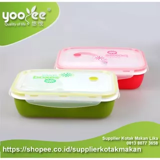 1 Set Lunch Box YooYee Sekat 4 Sup