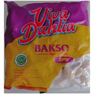 Bakso ayam&sapi Viva Dahlia 1kg isi 10