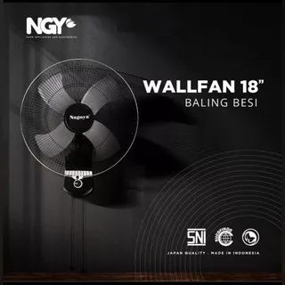 Kipas Angin Dinding Gantung Besi 18 inc / Nagoya Tornado Wall Fan NG-18WF / Matsunichi WF328-1801