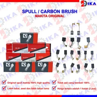 Spull Makita CB 153/ 51/ 64/ 100/ 411/ 41 / 259 / 203 / 250 / 408 carbon brush / arang kul bagus mrh
