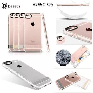 Baseus Sky Metal Case iPhone 6s Plus / 6 Plus (5.5 inch) Hardcase Transparan