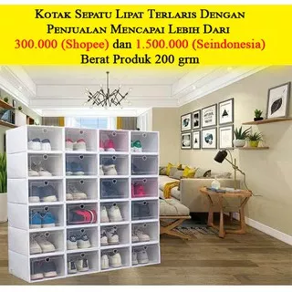 (Apple) kotak sepatu Ukuran L ( Max Muat Sepatu Size 44 ) / Shoe Box Portable