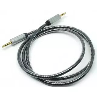 [AUX BLACK] Kabel Aux Audio Cable 3.5mm Male to Male / Colokan Kabel Aux to HP / Colokan Kabel HP ke Speaker