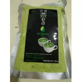 Bubuk matcha, greentea latte powder 250gr tanpa gula