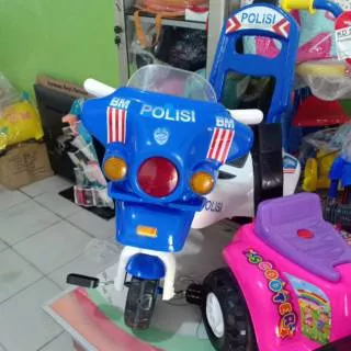 Sepeda Polisi Mainan Musik Ride on