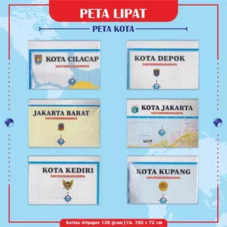 Peta Lipat Kota Cilacap Peta Kota Depok  Peta Kota Jakarta Barat  Peta Kota Jakarta  Peta Kediri