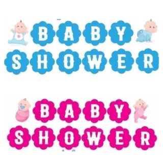 Banner baby shower boy / girl