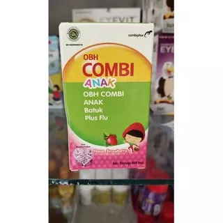 OBH combi anak 60ml rasa strawberry | Obat batuk OBH COMBI ANAK 60ML