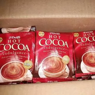 (FREE ONGKIR) Delfi Hot Cocoa Indulgence Chocolate Drink 25 Gram Cokelat Seduh Delfi minuman coklat