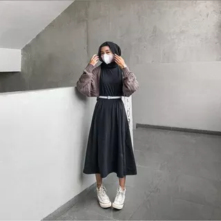 Olla Manset | OOTD Wanita Set | Bisa Bayar Di Tempat | Manset Tangan Pendek Terbaru | Inner Dress Sleeveles | Manset  Hitam | Manset Long Tunik | Manset Wanita Muslimah | Midi Manset | OOTD Korean Style | BISA COD | Terbaru | Basic | Baju Wanita Terkini |