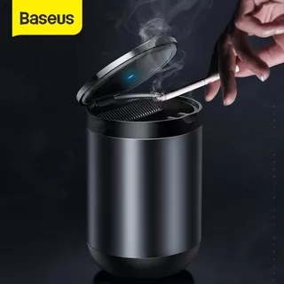 BASEUS ORIGINAL Premium Mini Car Ashtray Cigarette Asbak Rokok Mobil Tempat Tong Sampah Tempat Abu