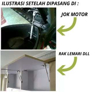 Hidrolik Pintu - Rumah - Jok Motor - Kitchen Set Original Huben 100N
