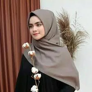 Segiempat Laser Cut / Hijab Bella square Laser Cut Bahan Pollycotton