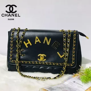 TAS PESTA WANITA TAS PREMIUM TAS CANTIK TAS BAHU WANITA TAS KEKINIAN OOTD WANITA TAS IMPORT CHANEL Shoulder #31235