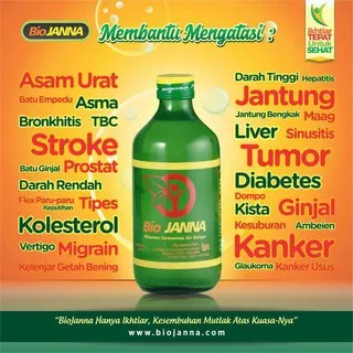 Bio Janna Original Herbal Probiotik Bio-Janna Fermentasi Air Kelapa Asli BioJanna Multi Khasiat